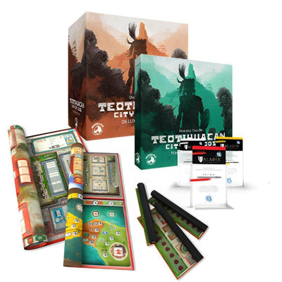 테오티우아칸: City of Gods 디럭스 마스터 세트 올인 서약 번들 두 번째 인쇄(Kickstarter 사전 주문 스페셜) Kickstarter 보드 게임 Board & Dice KS001452A