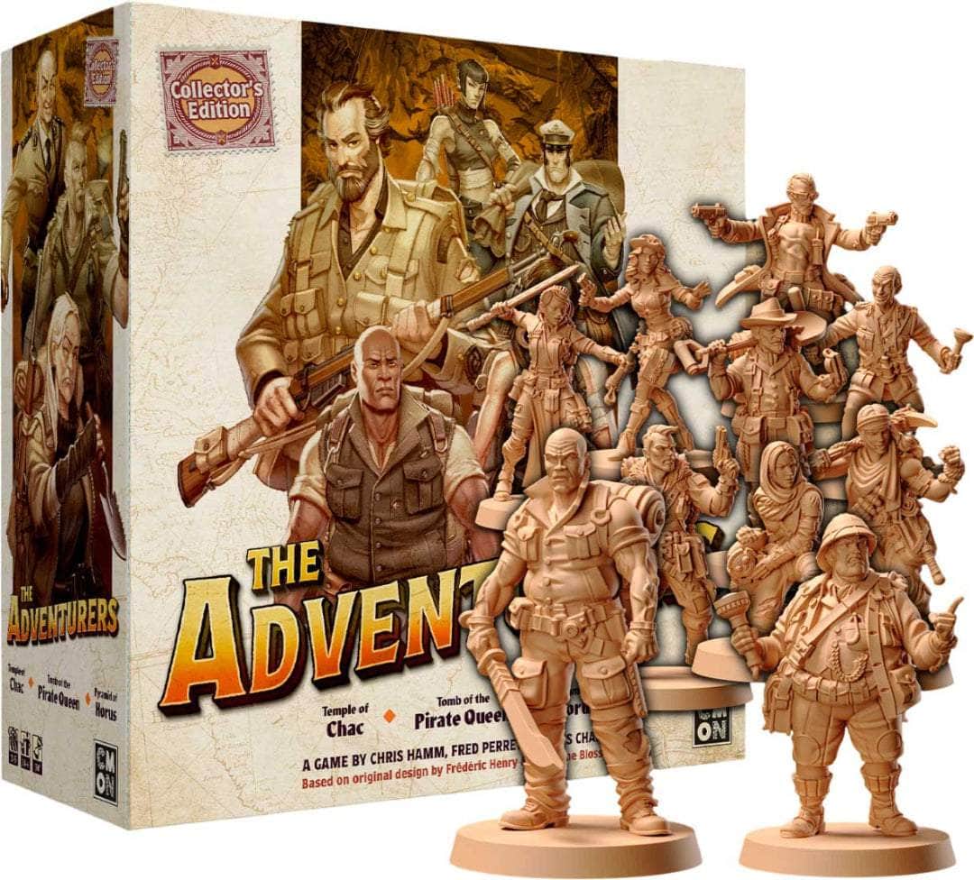 The Adventurers: Collector’s Edition Bundle (Retail Pre-Order Edition) Retail Board Game CMON KS001975A