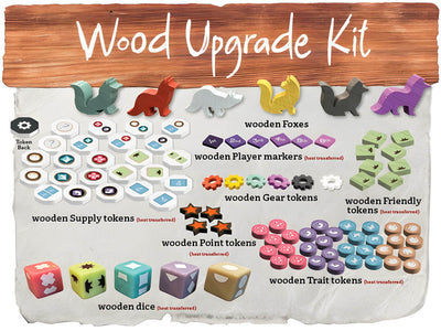 Το πείραμα Fox: Deluxe Wood All-In Belpedge (Retail Pre-Order Edition) Kickstarter Board Game Pandasaurus Games KS001764A