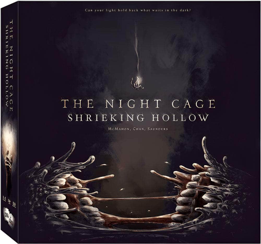 The Night Cage: Shrieking Hollow alle umfassen Darkness Pledge (Kickstarter vorbestellt) Kickstarter-Brettspiel Smirk & Dagger Games KS001581a