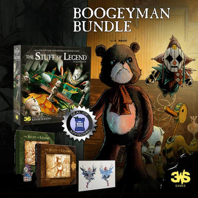 传奇的内容：Boogeyman Edition Pledge Bundle（Kickstarter Special）Kickstarter棋盘游戏 Th3rd World Studios 649241926214 KS001203A