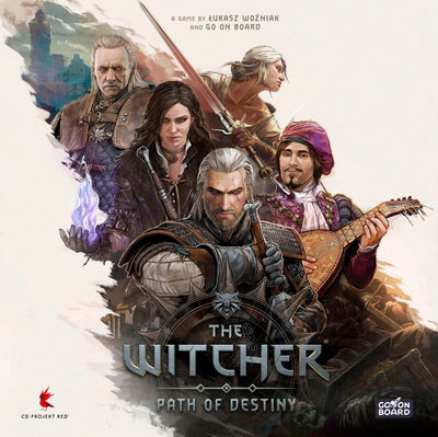 The Witcher: Path of Destiny Sundrop Deluxe Pledge (Kickstarter förbeställning Special) Kickstarter brädspel Go On Board KS001719A