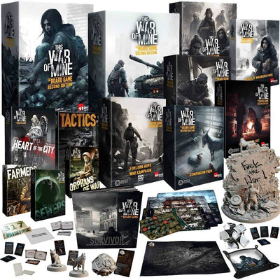 This War of Mine: Second Edition All-In Veteran Pledge (Kickstarter Pre-Order Edition) Kickstarter Board Game Awaken Realms KS001985A