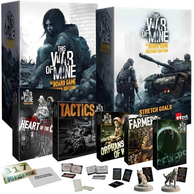This War of Mine: Second Edition Core Game Pledge (Kickstarter Pre-Order Edition) Kickstarter Board Game Awaken Realms KS001986A