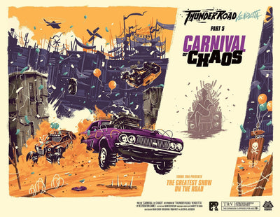 Thunder Road : Chaos의 Vendetta Carnival + Tina 's Swag Pack (킥 스타터 선주문 특별) 킥 스타터 보드 게임 Restoration Games KS001763A