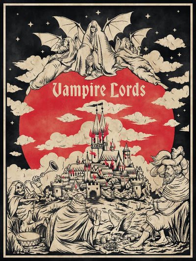 Vampire Lords: Gold Pledge Plus Wood Tokens (Kickstarter Pre-Order Special) Kickstarter Board Game Couple of Games KS002143A