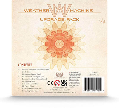 Weather Machine: Deluxe Edition Plus Upgrade Pack and Metal Nobel -palkinto (Kickstarter Special) Kickstarter Board Game Eagle Gryphon Games KS001176B