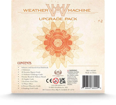 Máquina meteorológica: Deluxe Edition Plus Upgrade Pack e Metal Nobel Prêmio (Kickstarter Special) Game de tabuleiro Kickstarter Eagle Gryphon Games KS001176B