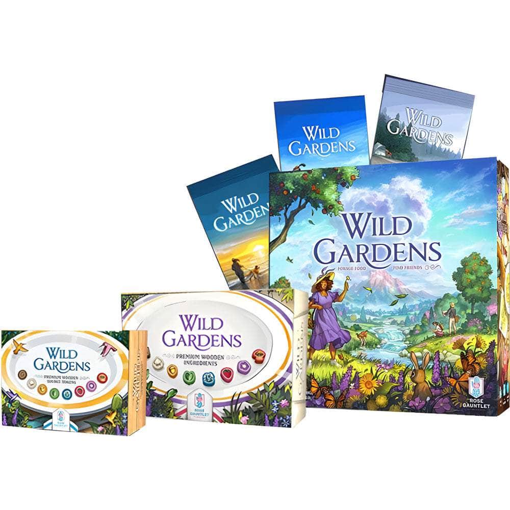 Wild Gardens: Gamer's Bundle (Kickstarter ennakkotilaus) Kickstarter Board Game Rose Gauntlet KS001589a