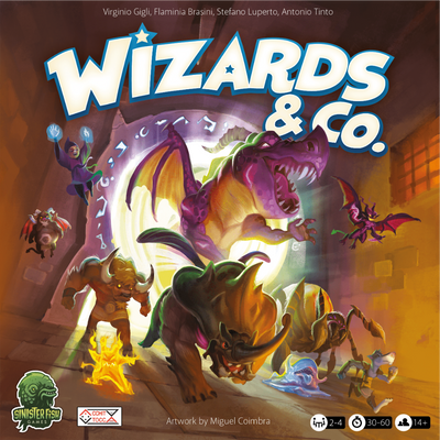 Wizards &amp; CO.: Gra pokładowa (Kickstarter w przedsprzedaży Special) Kickstarter Game Sinister Fish Games KS001595A