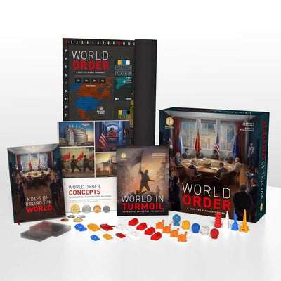 Porządek świata: Global Hegemon All-In Pledge (specjalne zamówienie w przedsprzedaży na Kickstarterze) Gra planszowa na Kickstarterze Hegemonic Project KS001933A