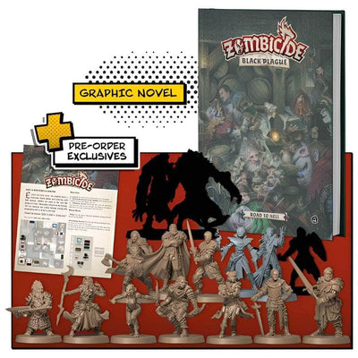 Zombicid: Fekete pestis CMON Comics Vol. 2 út a pokolba plusz promócsomag (Kickstarter Pre-rendelés) Kickstarter társasjáték-kiegészítő CMON KS001459A