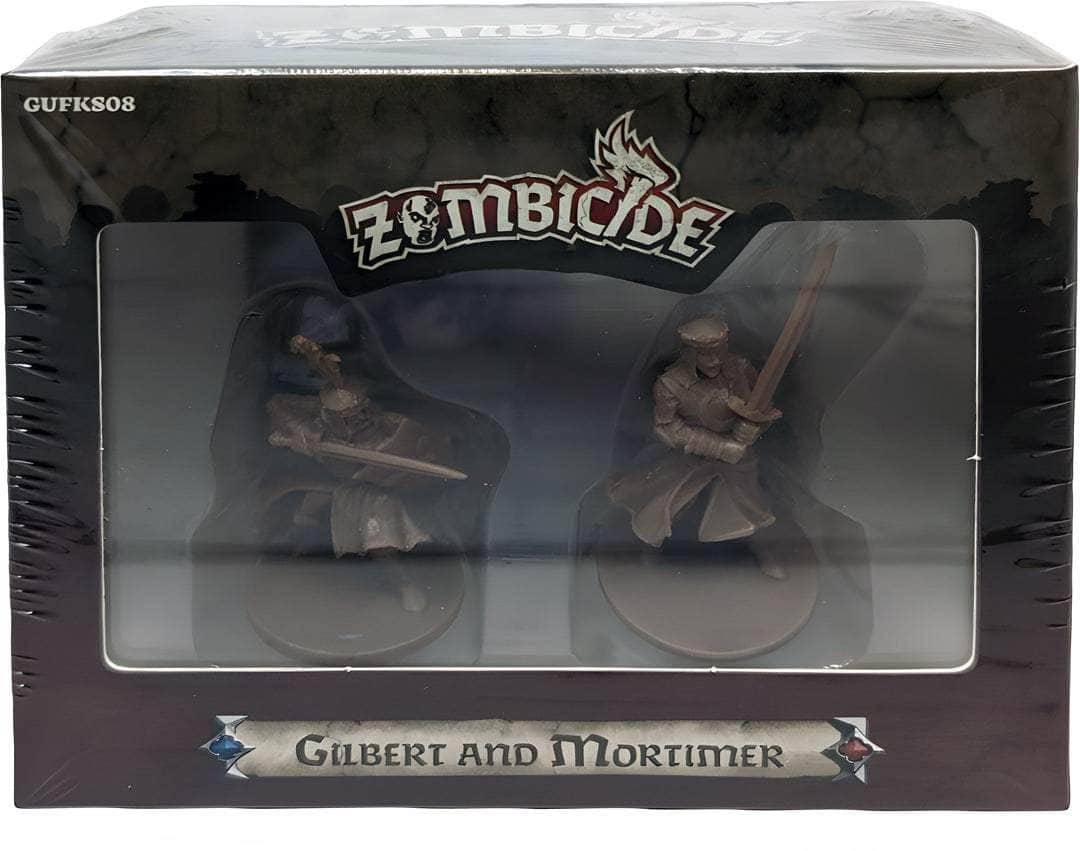 Zombicide: Black Plague Gilbert & Mortimer (الطلب المسبق الخاص بـ Kickstarter) توسيع لعبة Kickstarter Board CMON KS001726A