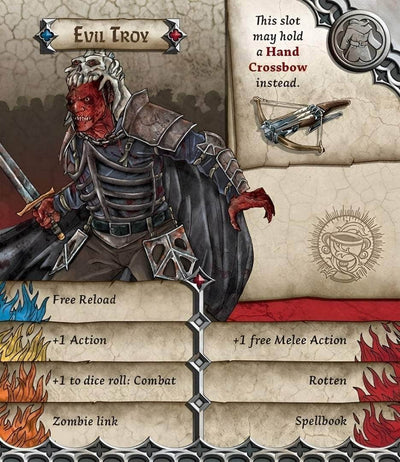 Zombicide: Black Plague Troy & Evil Troy (Kickstarter Pre-Order Special) Expansión del juego de mesa de Kickstarter CMON KS001730A
