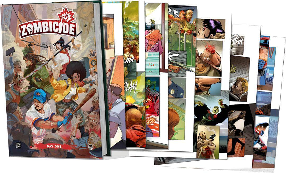 Zombicide: Graphic Novel Volume 1 (إصدار الطلب المسبق للبيع بالتجزئة) ملحق لعبة لوحة البيع بالتجزئة CMON KS001732A