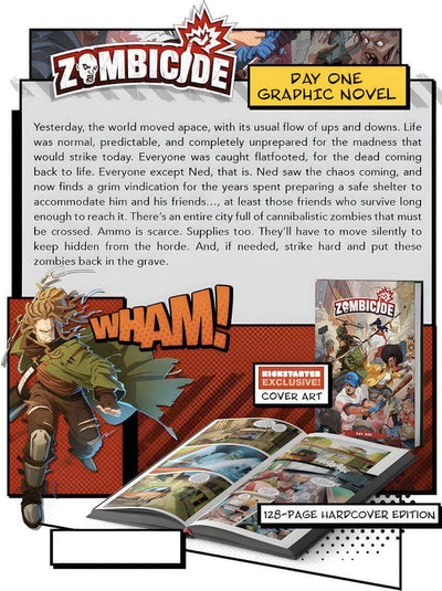 Zombicide: Graphic Novel Volume 1 (Edition Pre-Order Edition) Συμπλήρωμα παιχνιδιού λιανικής πώλησης CMON KS001732A