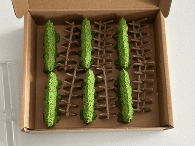Zombizid: Grüne Horde 3D-Plastikhindernisse (Kickstarter vorbestellt) Kickstarter Brettspielzubehör CMON KS001734a