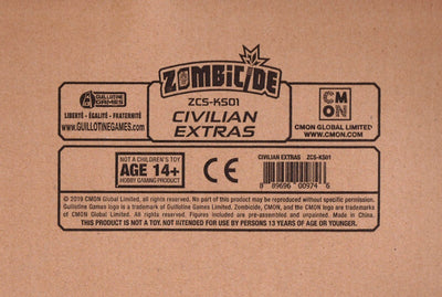 Zombicida: extra civili invasori (speciale pre-ordine Kickstarter) Expansion Kickstarter Board CMON KS001738A