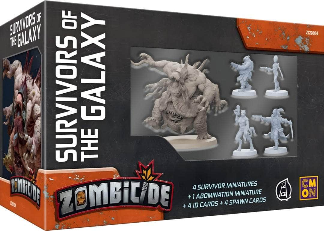 Zombicidio: Invader Survivors of the Galaxy (edición de pedido pre-pedido minorista) Expansión del juego de mesa minorista CMON KS001741A