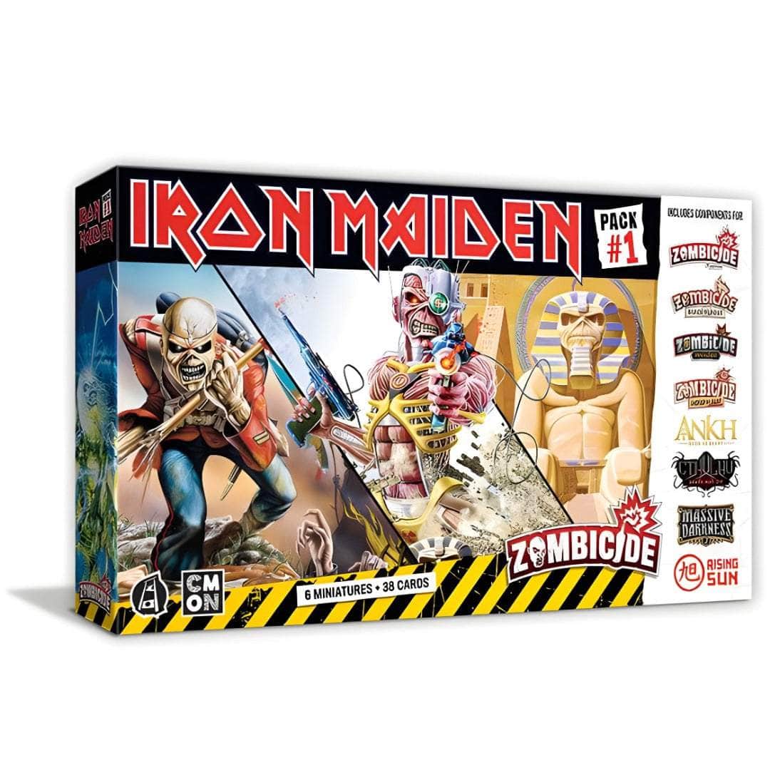 Zombide: Iron Maiden Pack #1 (vähittäiskaupan ennakkotilaus) vähittäiskaupan lautapelin laajennus CMON KS001742a