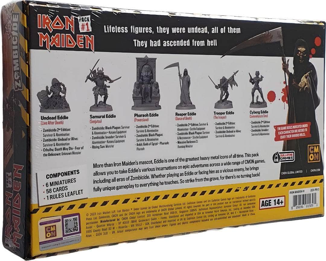 CMON Zombicide: Iron Maiden Pack #1 Board Game - The Game Steward