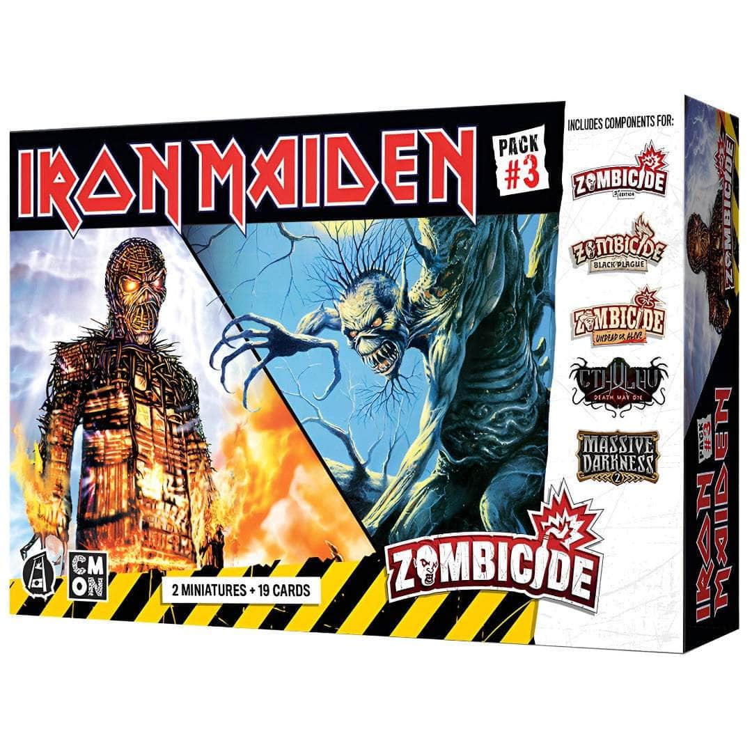zombicide: Iron Maiden Pack #3 (การสั่งซื้อล่วงหน้าฉบับร้านค้าปลีก) การขยายเกมกระดานค้าปลีก CMON KS001744A