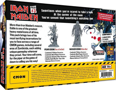 殭屍：Iron Maiden Pack＃3（零售預訂版）零售棋盤遊戲擴展 CMON KS001744A