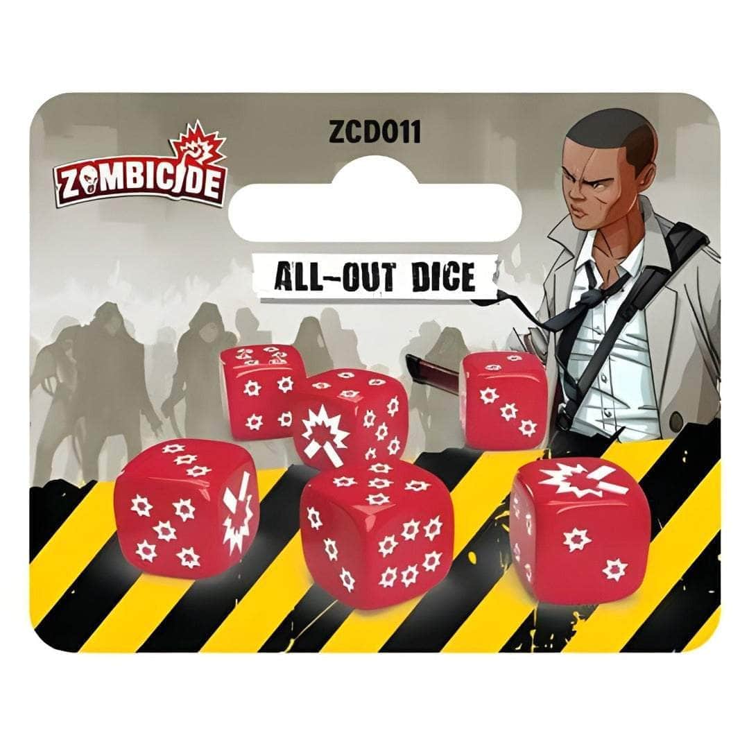 Zombicide: Second Edition All Out Dice (Retail Pre-order edition) อุปกรณ์เสริมเกมกระดานขายปลีก CMON KS001745A