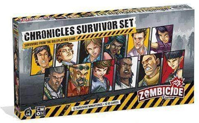 Zombicide: Second Edition Chronicles Survivor Set Expansion (Specjalne zamówienie w przedsprzedaży detalicznej) Rozszerzenie gry planszowej Kickstarter CMON KS001762A