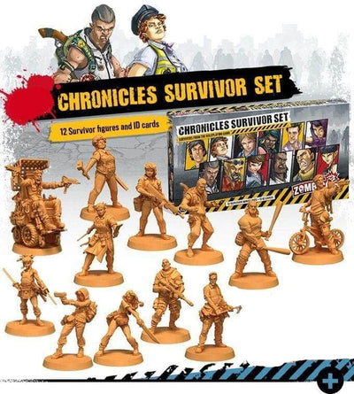 Zombicide: la deuxième édition Chronicles Survivor Set Expansion (Retail Précommande spéciale) Extension du jeu du conseil d&#39;administration de Kickstarter CMON KS001762A