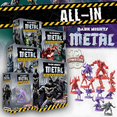 Zombicide: Second Edition Dark Nights Metal Packs Pakiety (Kickstarter w przedsprzedaży Special) Kickstarter Expansion CMON KS001953A