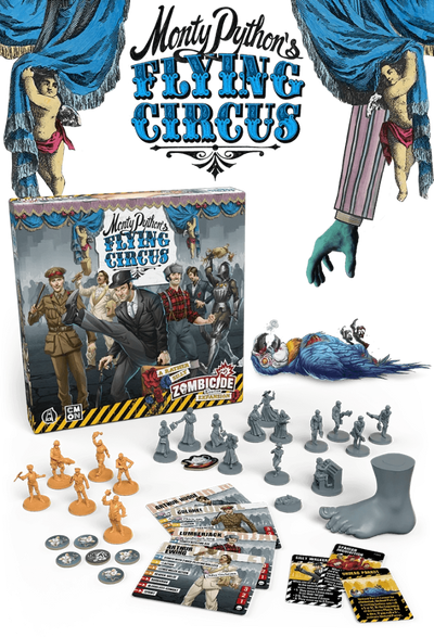 Zombicide: Deuxième édition Monty Python&#39;s Flying Circus Character Pack Expansion (Retail Pre-Order Edition) Extension du jeu de vente au détail CMON KS001508A