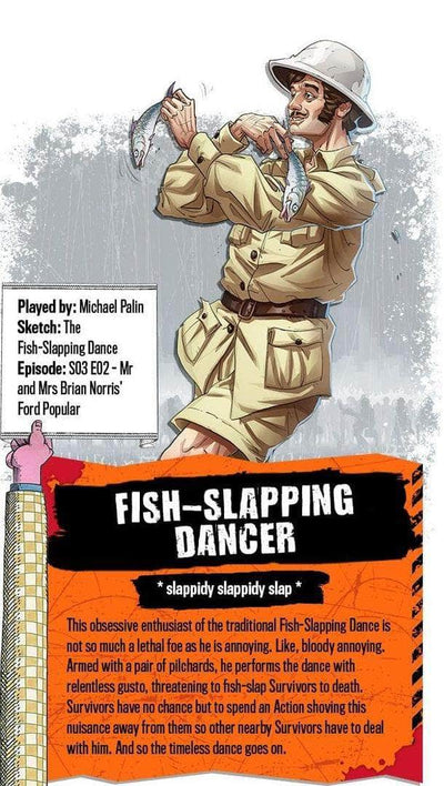 Zombicid: Anden udgave Monty Pythons Flying Circus Character Pack Expansion (Retail Pre-Order Edition) Retail Board Game Expansion CMON KS001508A