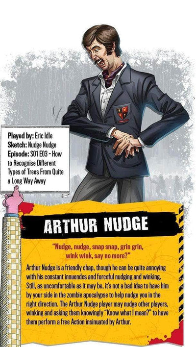 Zombicid: Anden udgave Monty Pythons Flying Circus Character Pack Expansion (Retail Pre-Order Edition) Retail Board Game Expansion CMON KS001508A