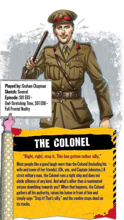 Zombicid: Anden udgave Monty Pythons Flying Circus Character Pack Expansion (Retail Pre-Order Edition) Retail Board Game Expansion CMON KS001508A