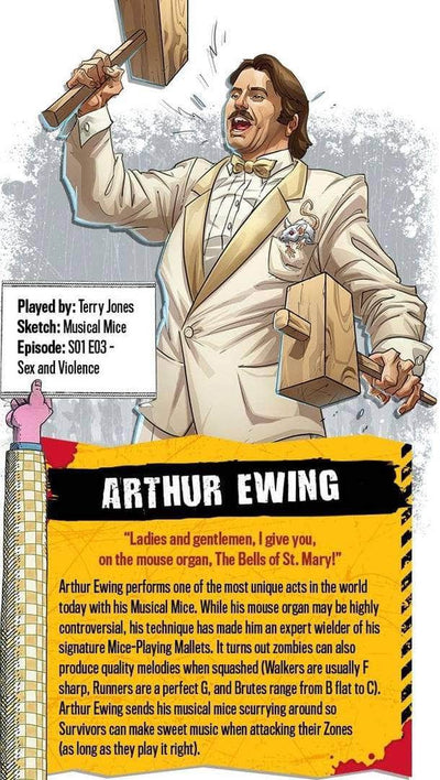 Zombicid: Anden udgave Monty Pythons Flying Circus Character Pack Expansion (Retail Pre-Order Edition) Retail Board Game Expansion CMON KS001508A
