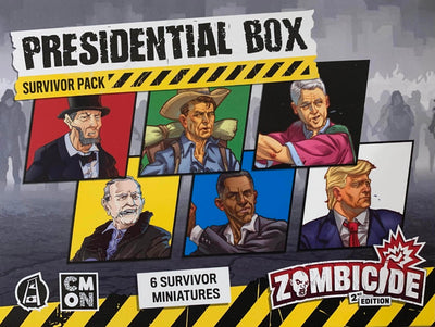 Zombicida: Segunda Edição Presidencial Box (Kickstarter pré-encomenda especial) Expansão do jogo de tabuleiro Kickstarter CMON KS001749A