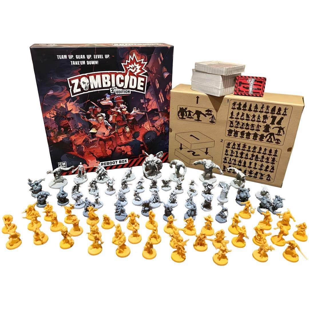 Zombicide: Second Edition Reboot Box (Kickstarter Pre-order พิเศษ) การขยายเกมกระดาน Kickstarter CMON KS001750A
