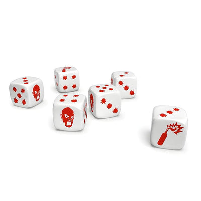 Zombicide: Second Edition Special Black &amp; White Dice (Retail Pre-Order Edition) Retail Board Game Accessory CMON KS001752A