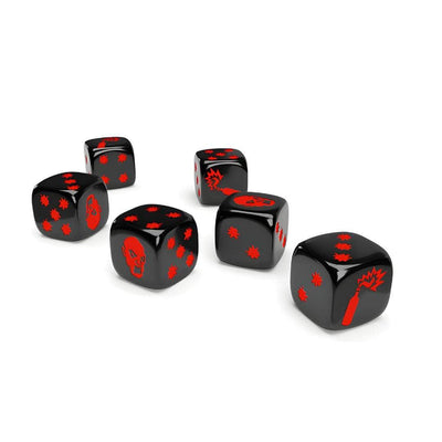 Zombicide: Second Edition Special Black &amp; White Dice (Retail Pre-Order Edition) Retail Board Game Accessory CMON KS001752A