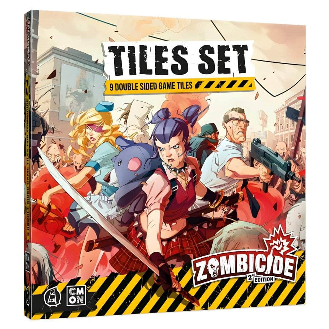 Zombicide: Second Edition Tile Set (Kickstarter Pre-order พิเศษ) อุปกรณ์เสริมเกมบอร์ด Kickstarter CMON KS001753A