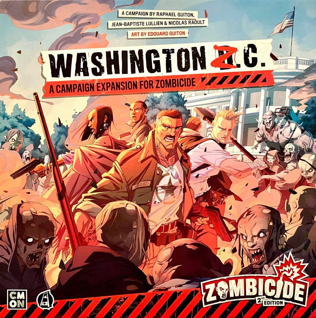 Zombicida: Segunda edição Washington Z.C (Edição de pré-encomenda de varejo) Expansão de jogo de tabuleiro de varejo CMON KS001755A