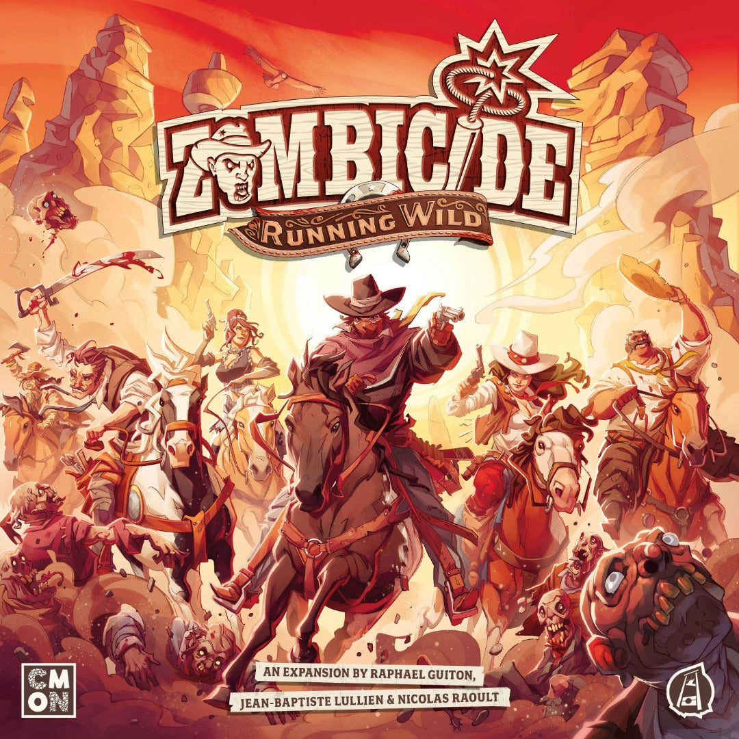 Zombicide: Undead or Alive Running Wild (Kickstarter Pre-Order พิเศษ) การขยายเกมบอร์ด Kickstarter CMON KS001760A