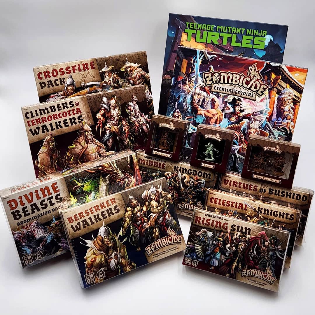 CMON Zombicide: White Death Avalanche Pledge Kickstarter Board