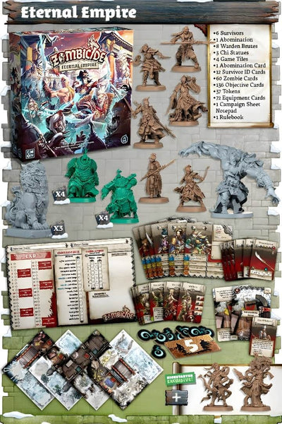 Zombicide: White Death Eternal Empire Plus Chang E and Hou Yi (Kickstarter Special) Kickstarter 棋盤遊戲擴展 CMON KS002145A