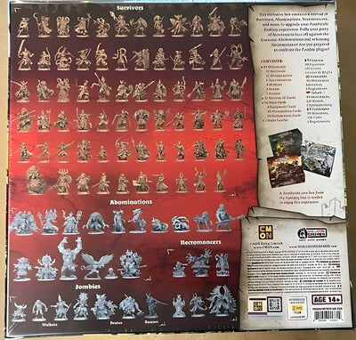 Zombisidi: Valkoinen kuoleman jäädytetty linnoituksen panttipaketti (Kickstarter Special) Kickstarter Board Game CMON KS001465a