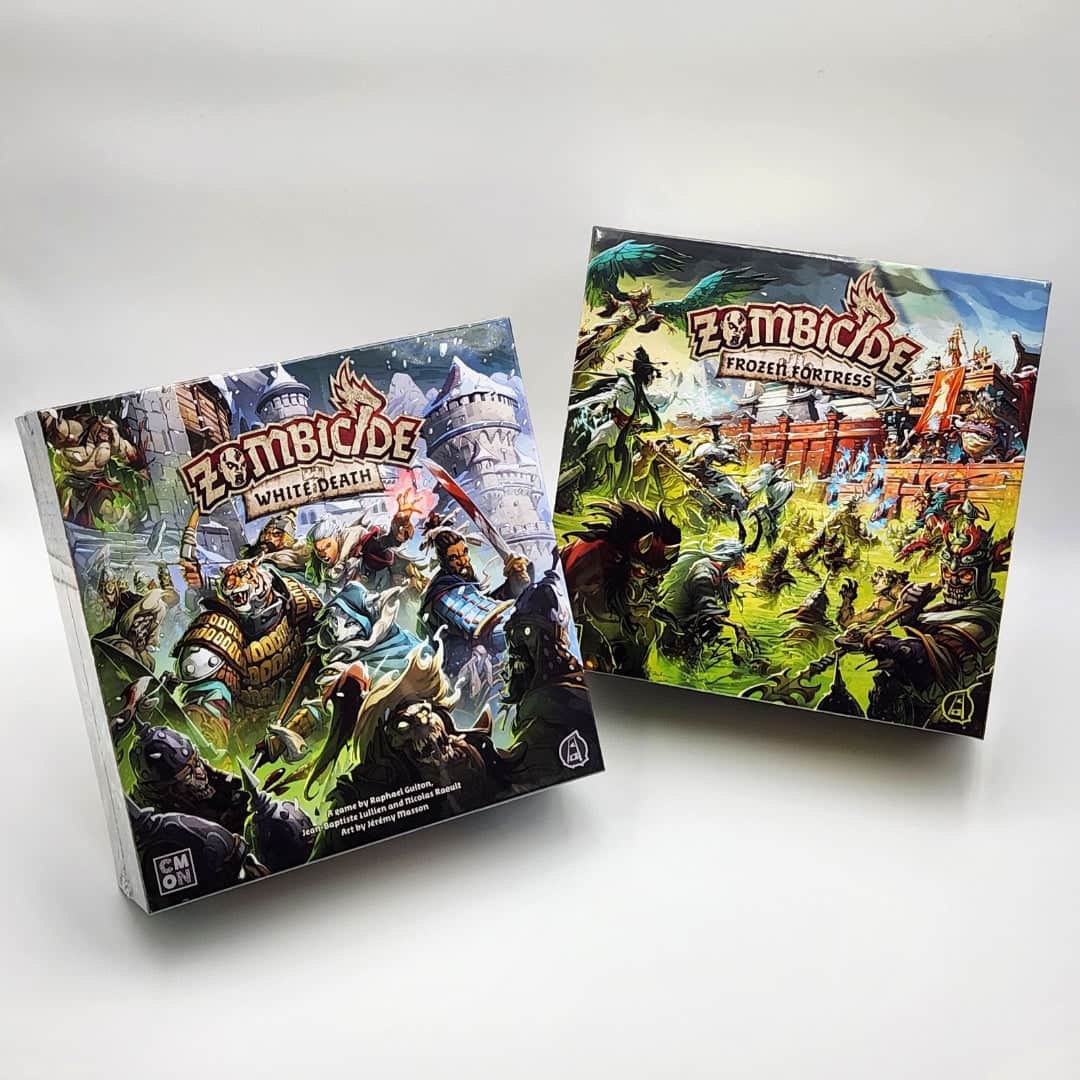 Zombicide: White Death Frozen Fortress Pledge Kickstarter Board