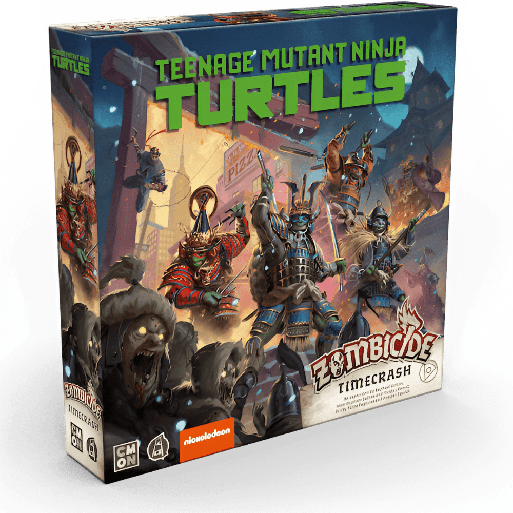 Zombicide: Teen Death Teenage กลายพันธุ์นินจา Turtles Timecrash Bundle (Kickstarter Pre-Order พิเศษ) Kickstarter Board Expansion CMON KS001463A
