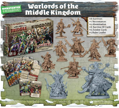 Zombicide：白色死亡中央王國軍閥（Kickstarter 特別）Kickstarter 棋盤遊戲擴展 CMON KS002152A
