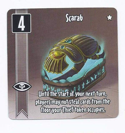 10 -minütiger Überfall: Der Wizard's Tower Scarab Promo Card (Kickstarter Special) Kickstarter Brettspiel Accessoire Chronicle Games